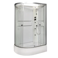 Душевая кабина Deto L 520 R N 120х80 с гидромассажем и LED подсветкой